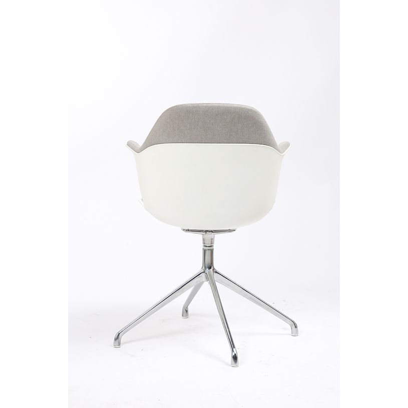 3701338802072-Lot de 2 chaises KHONG - avec accoudoirs - blanc et gris-P_405113821_4-3