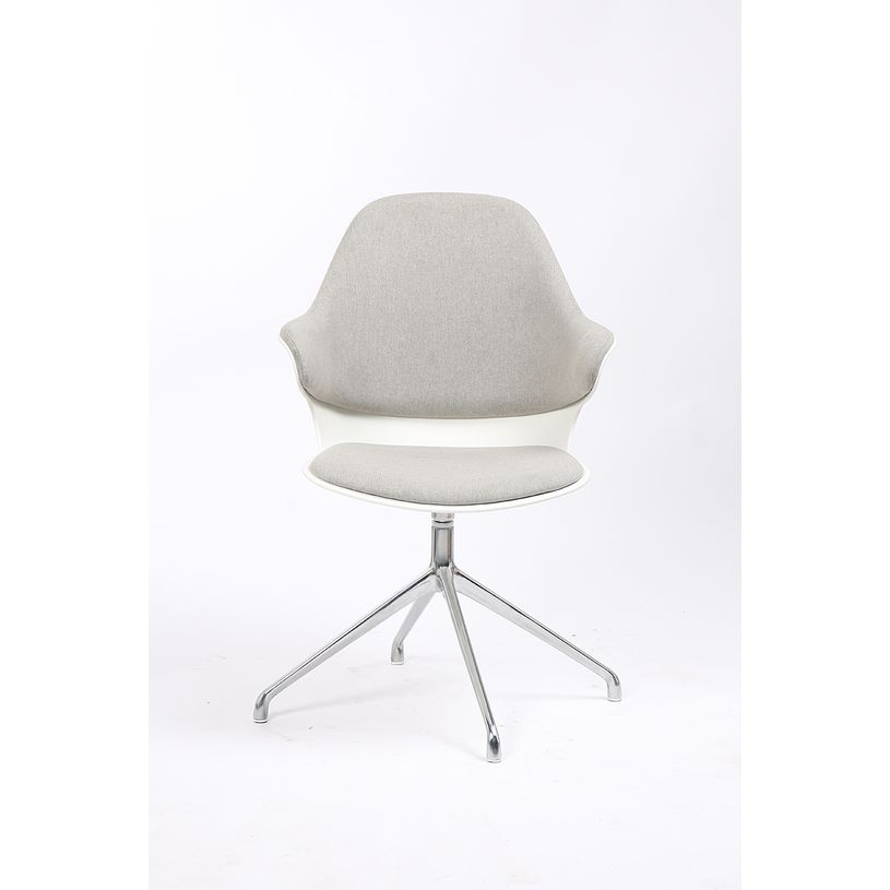3701338802072-Lot de 2 chaises KHONG - avec accoudoirs - blanc et gris-P_405113821_5-4