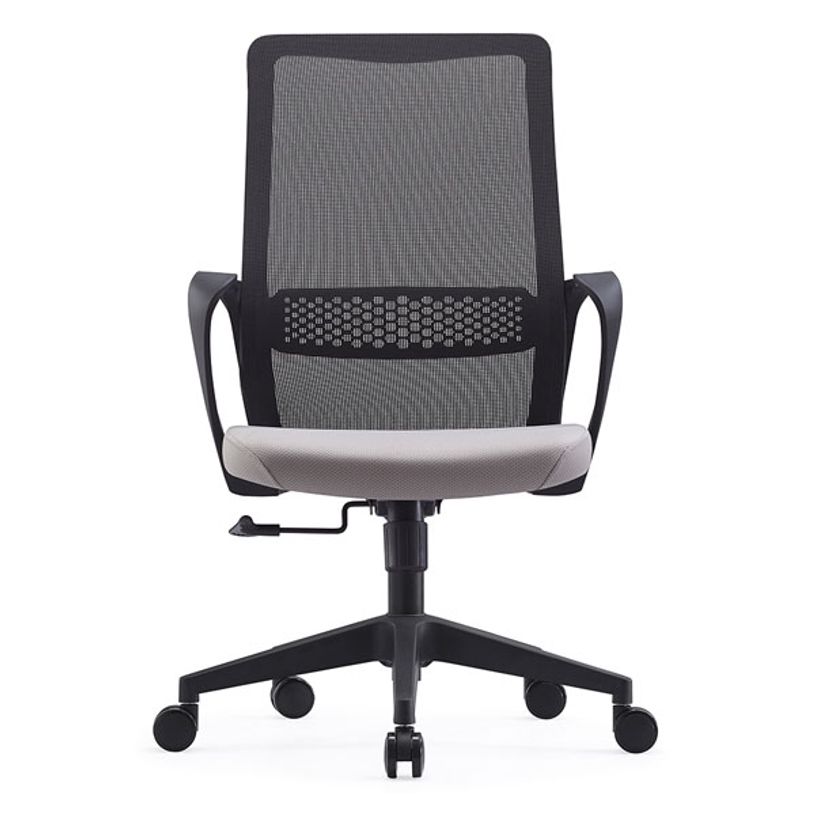 3701338802171-Fauteuil de bureau ZIGY - accoudoirs fixes - gris-P_405113822_4-3