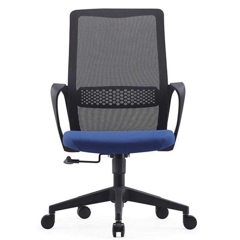 3701338802164-Fauteuil de bureau ZIGY - accoudoirs fixes - bleu-P_405113823_4-3
