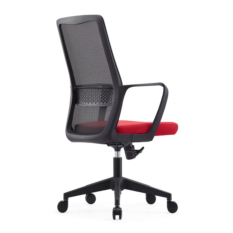 3701338802188-Fauteuil de bureau ZIGY - accoudoirs fixes - rouge-P_405113824_4-3