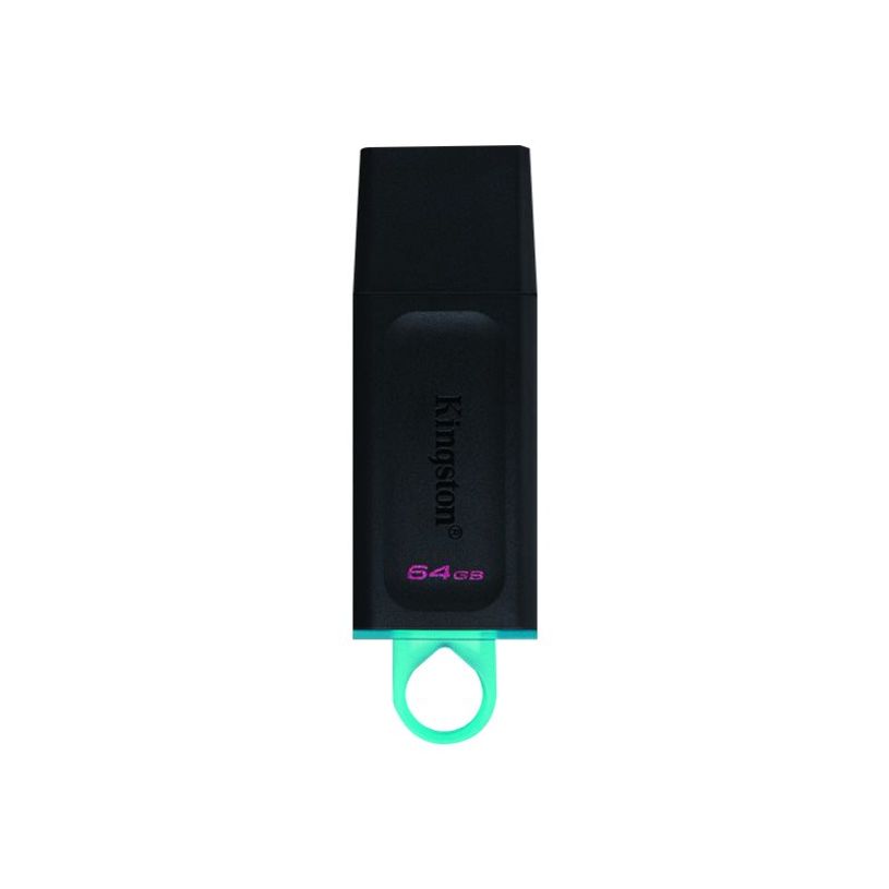 740617309829-Kingston DataTraveler Exode - Clé USB - 64 Go - USB 3.2 Gen 1 - noir et bleu sarcelle-P_405113889_5-3