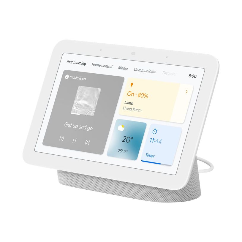 193575023670-Google Nest Hub - Enceinte intelligente avec écran tactile 7" - gris clair-P_405113904_15-14