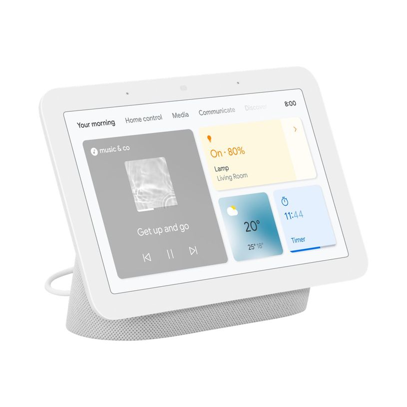 193575023670-Google Nest Hub - Enceinte intelligente avec écran tactile 7" - gris clair-P_405113904_18-16