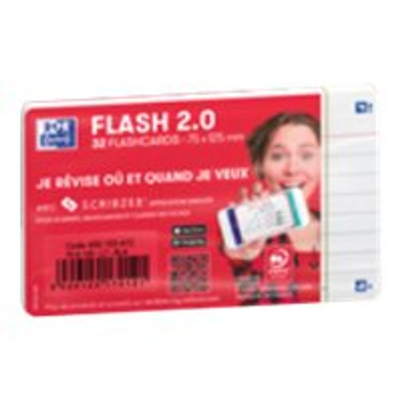 3020120170121-Oxford FLASH 2.0 - Pack de 32 cartes - A7 - ligné - blanc-P_405113937_1-7