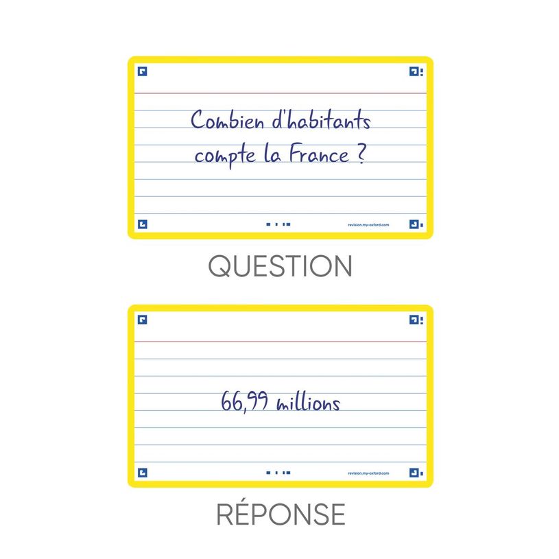 3020120170282-Oxford FLASH 2.0 - Pack de 32 cartes - A7 - ligné - jaune-P_405113941_6-4