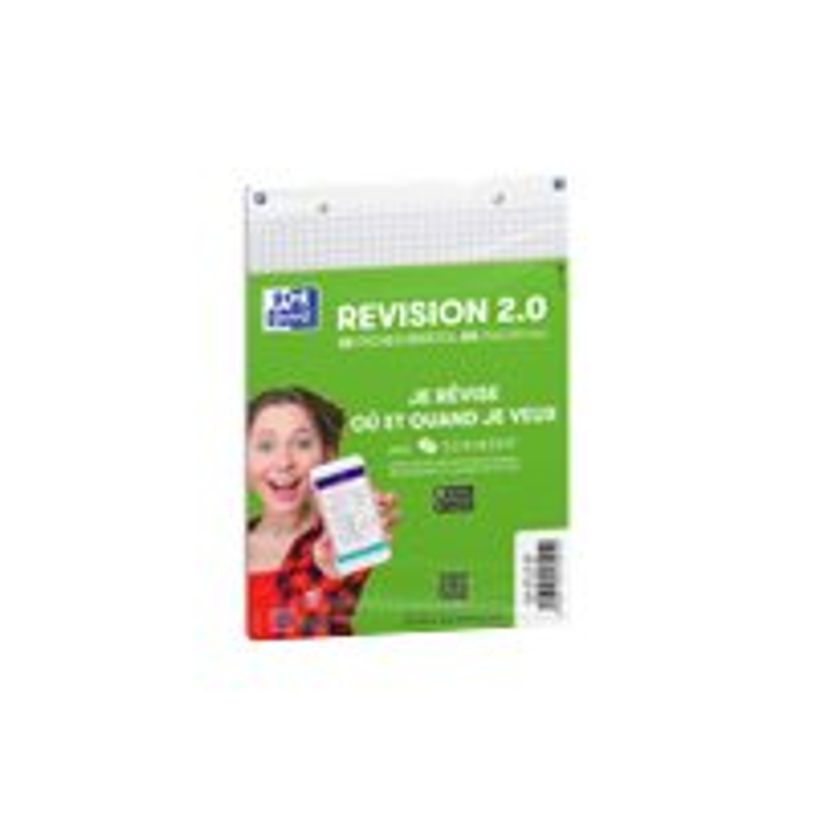 3020120138008-Oxford REVISION 2.0 - Pack de 32 Fiches Bristol Scribzee - A6 - petits carreaux - non perf-P_405113944_1-0