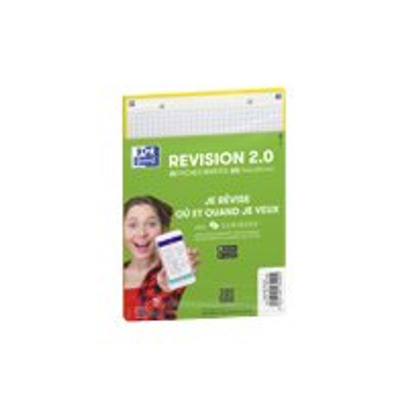 3020120138176-Oxford REVISION 2.0 - Pack de 32 Fiches Bristol Scribzee - A6 - petits carreaux - non perf-P_405113945_1-0
