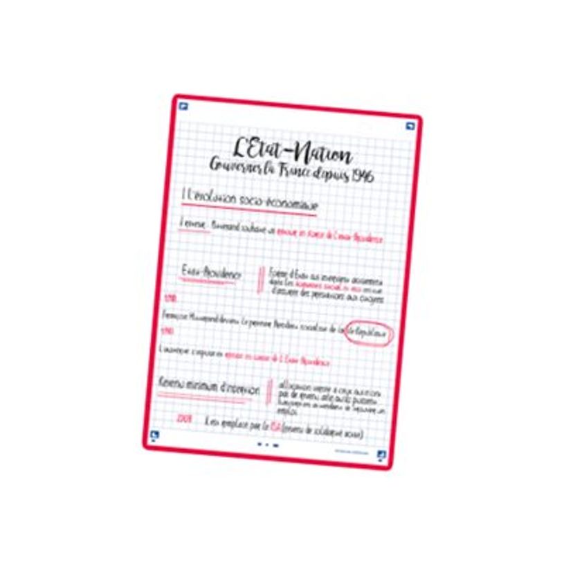3020120169972-Oxford REVISION 2.0 - Pack de 32 Fiches Bristol Scribzee - 14,8 x 21 cm - petits carreaux -P_405113953_2-1