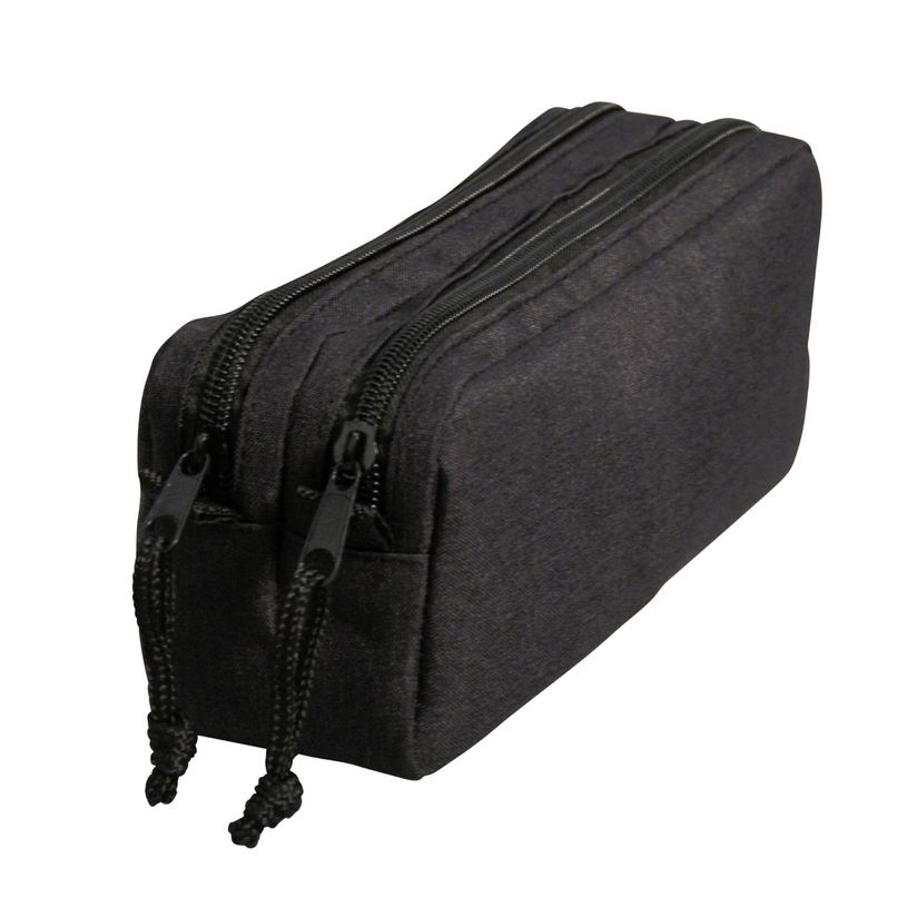 3173748244474-Trousse SCHOOL Maxi 2 compartiments coloris noir--1