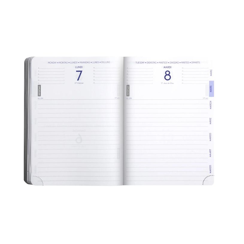 3660942077996-Agenda Green Eco Conçu- 1 jour par page - 12 x 17 cm - Ombelliferes - Exacompta--1