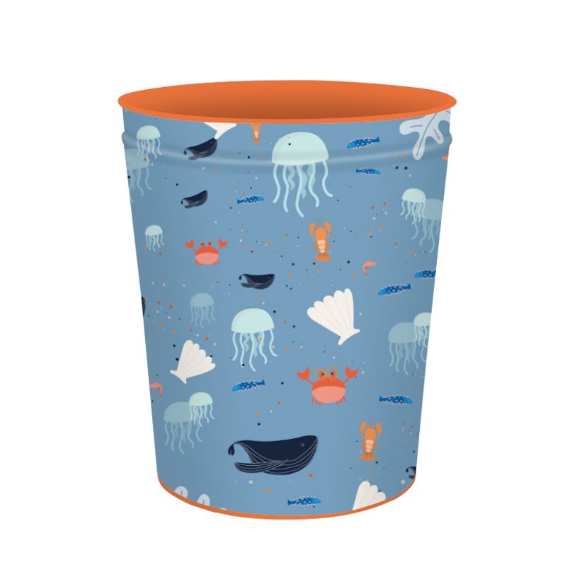 3371010473373-Quo Vadis - Corbeille à papier - Animascot - 22,5x25,5 cm - Métal--0