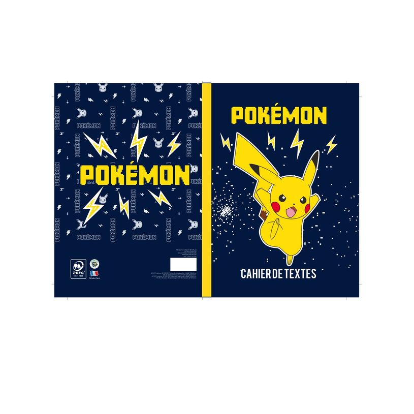 3700516287748-Cahier de textes Pokemon - 17 x 22 cm - Bagtrotter-P_405114008_1-0