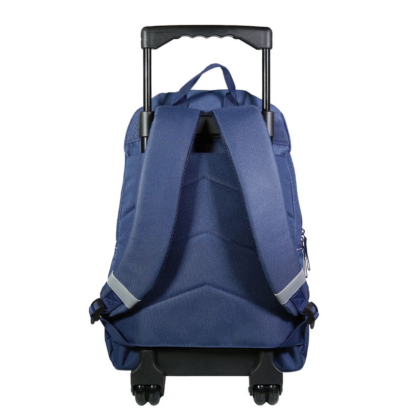 3666311001920-Sac à dos à roulettes Lililou - 1 compartiment - rose - Bagtrotter-P_405114017_3-2