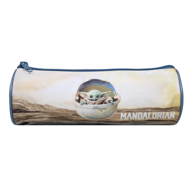 3666311002736-Trousse ronde Star Wars / The Mandalorian - 1 compartiment - beige - Bagtrotter-P_405114019_1-0