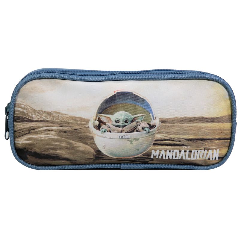 3666311002712-Trousse rectangulaire Star Wars / The Mandalorian - 2 compartiments - beige - Bagtrotter-P_405114020_1-0