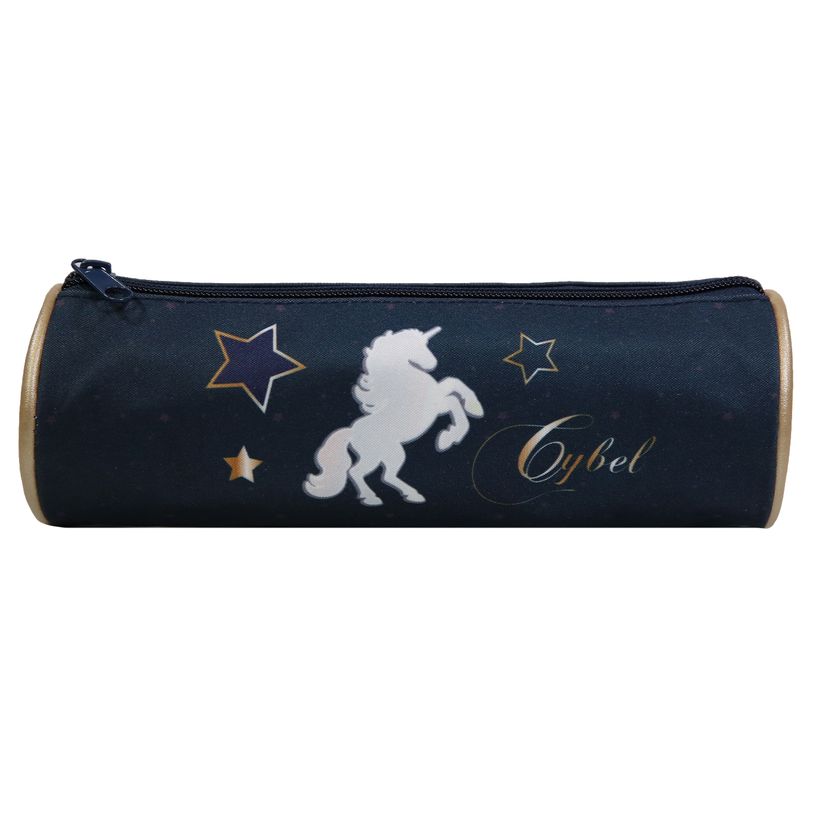 3666311001760-Trousse ronde Cybel - 1 compartiment - bleu marine - Bagtrotter-P_405114032_1-0