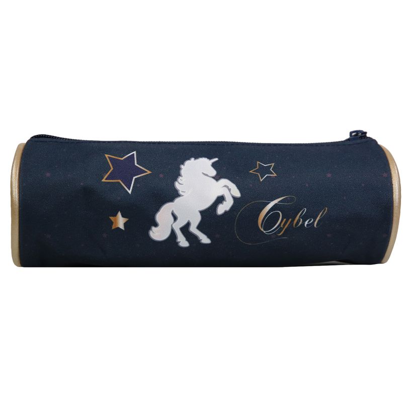 3666311001760-Trousse ronde Cybel - 1 compartiment - bleu marine - Bagtrotter-P_405114032_3-2