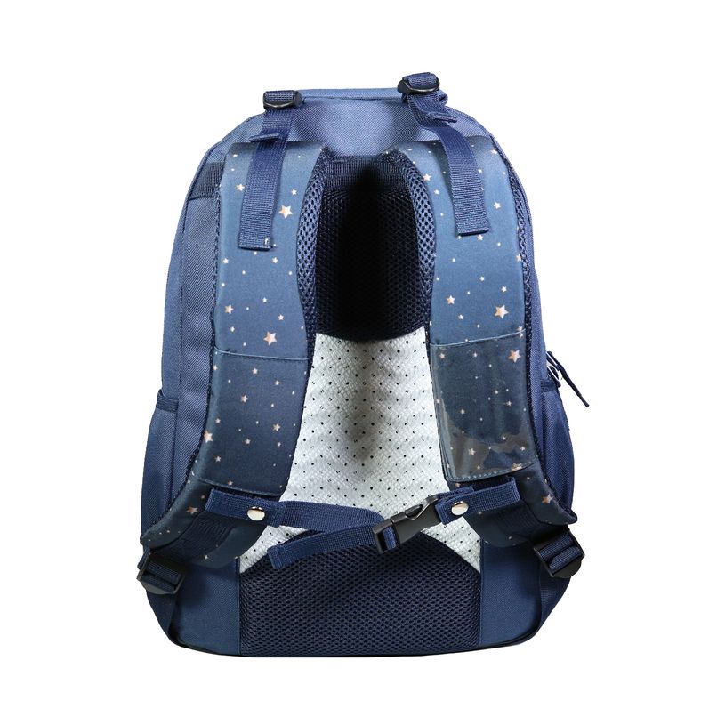 3666311007649-Sac à dos Cybel - 2 compartiments - bleu marine et doré - Bagtrotter-P_405114036_3-2