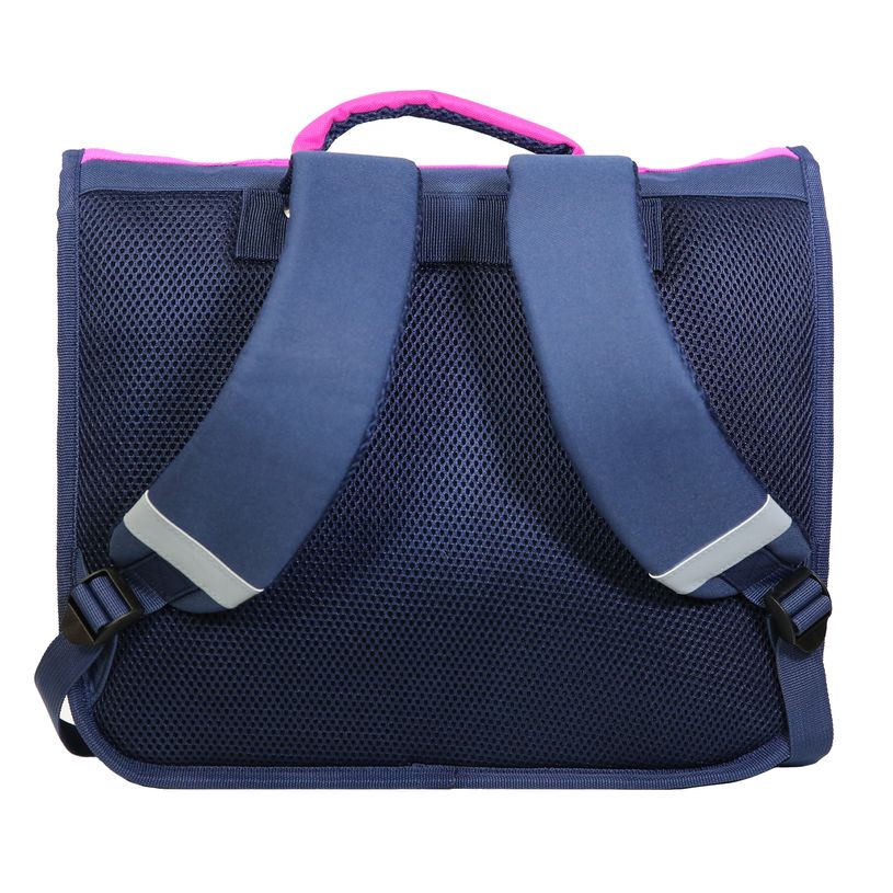 3666311001371-Cartable Poivre Blanc 38 cm - 2 compartiments - bleu - Bagtrotter-P_405114041_3-2