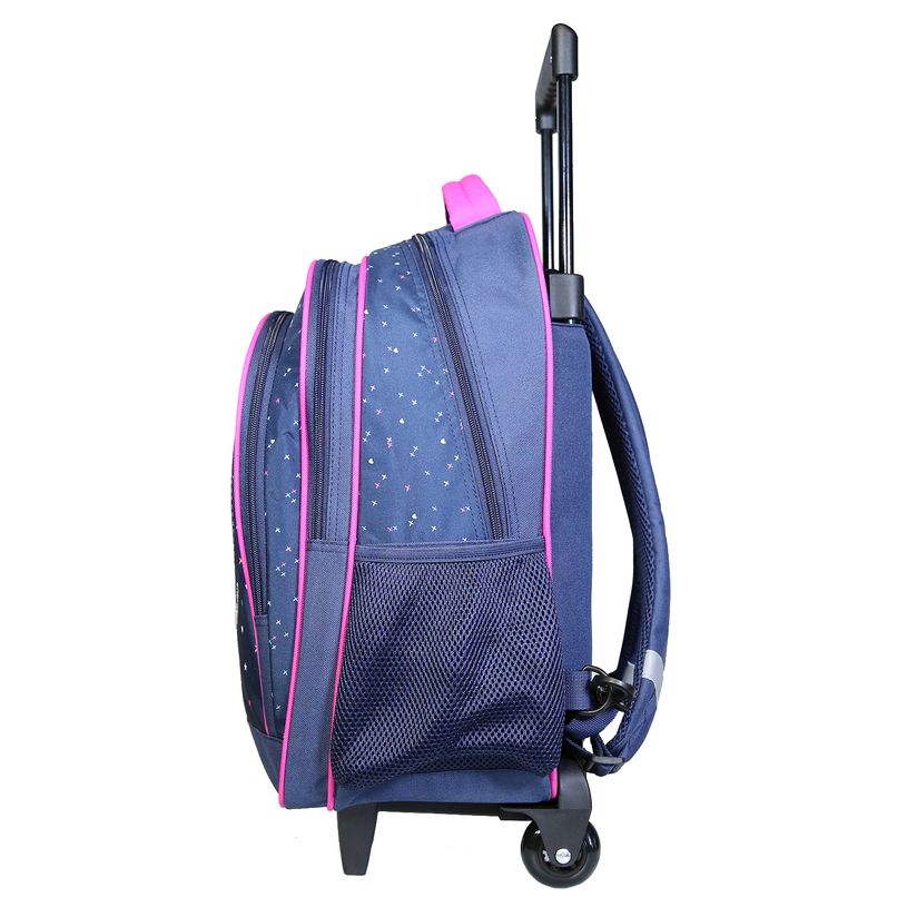 3666311001364-Sac à dos à roulettes Poivre Blanc - 2 compartiments - bleu - Bagtrotter-P_405114042_2-1