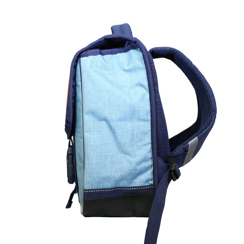 3666311001258-Cartable Poivre Blanc 38 cm - 2 compartiments - orange - Bagtrotter-P_405114046_2-1