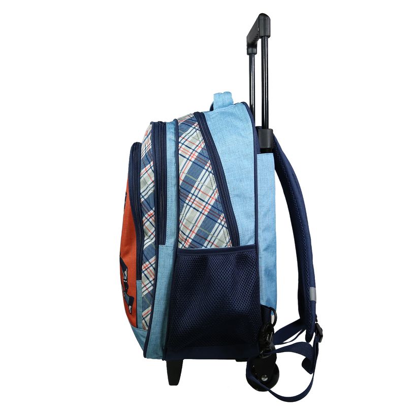 3666311001241-Sac à dos à roulettes Poivre Blanc - 2 compartiments - orange - Bagtrotter-P_405114047_2-1