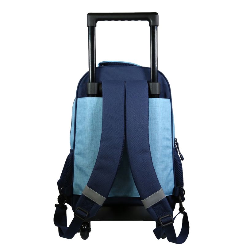 3666311001241-Sac à dos à roulettes Poivre Blanc - 2 compartiments - orange - Bagtrotter-P_405114047_3-2