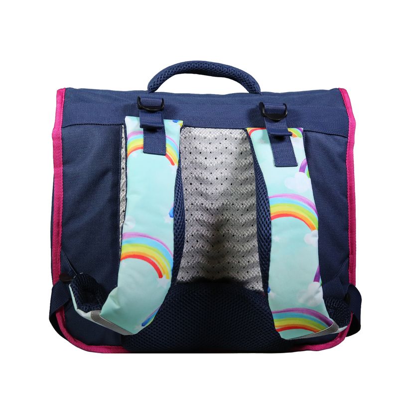 3666311007564-Cartable Phileas 38 cm - 2 compartiments - arc-en-ciel - Bagtrotter-P_405114051_3-2
