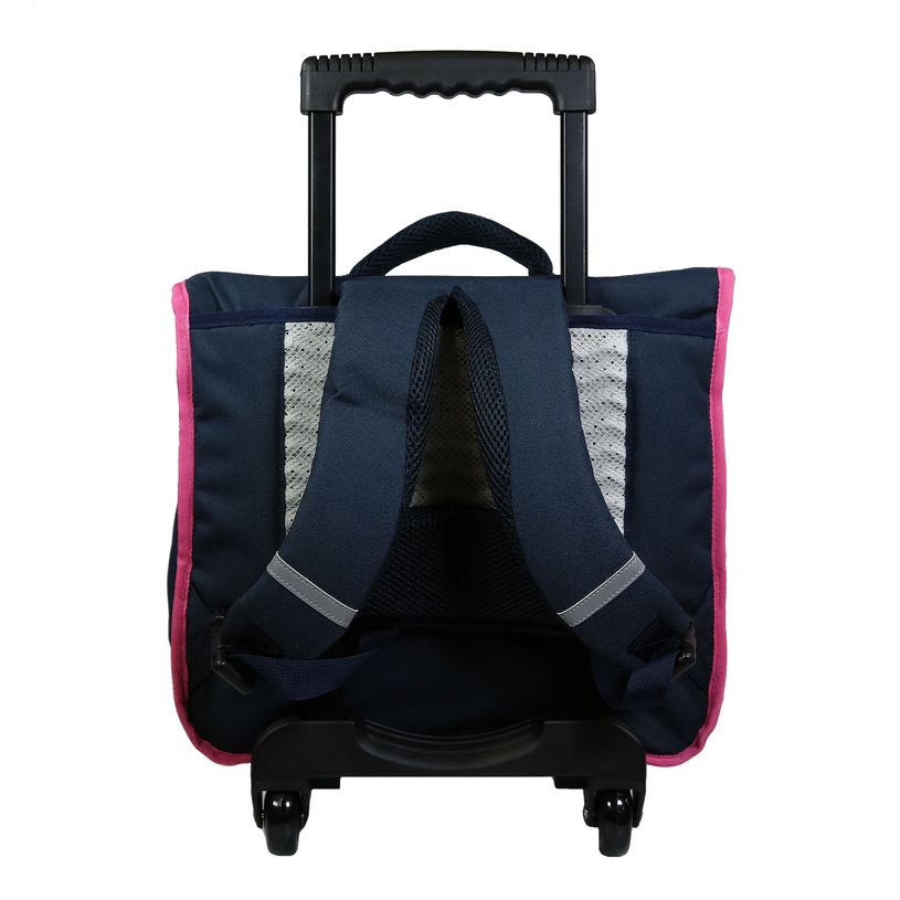 3666311007557-Cartable à roulettes Phileas 38 cm - 2 compartiments - arc-en-ciel - Bagtrotter-P_405114052_3-2