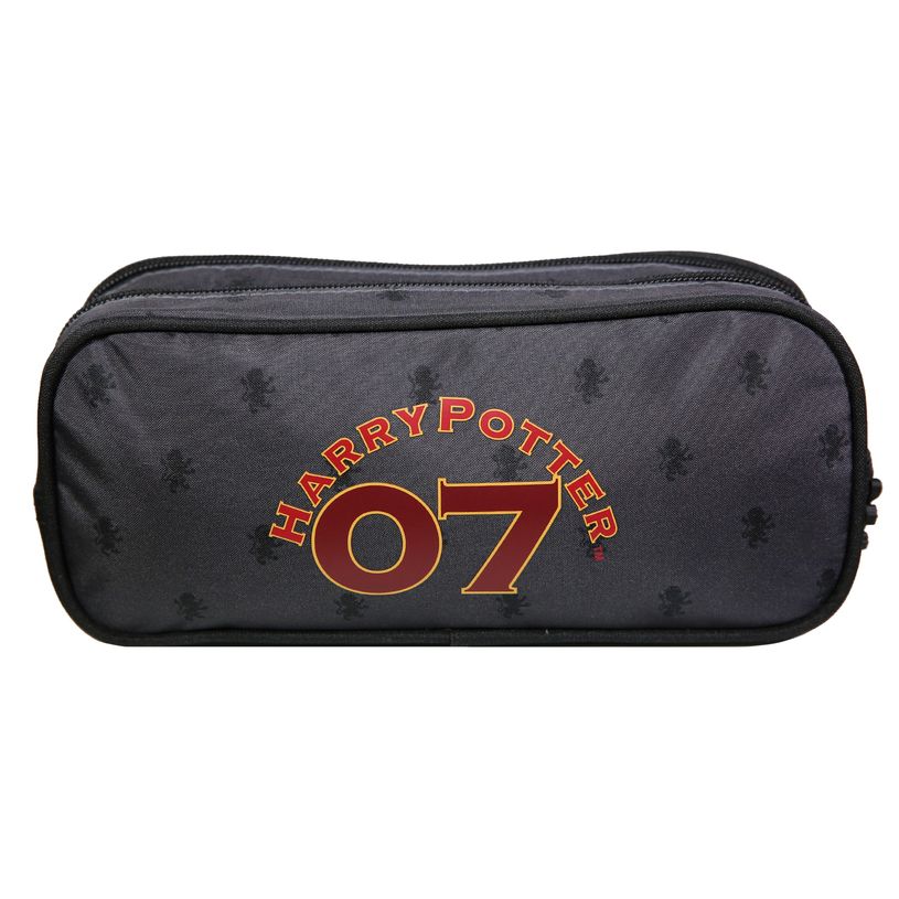 3666311006512-Trousse rectangulaire Harry Potter - 2 compartiments - gris - Bagtrotter-P_405114069_3-2
