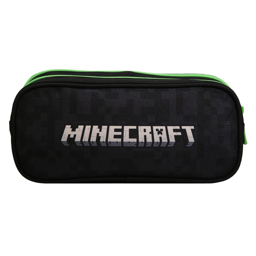 3666311006482-Trousse rectangulaire Minecraft - 2 compartiments - noir - Bagtrotter-P_405114075_3-2