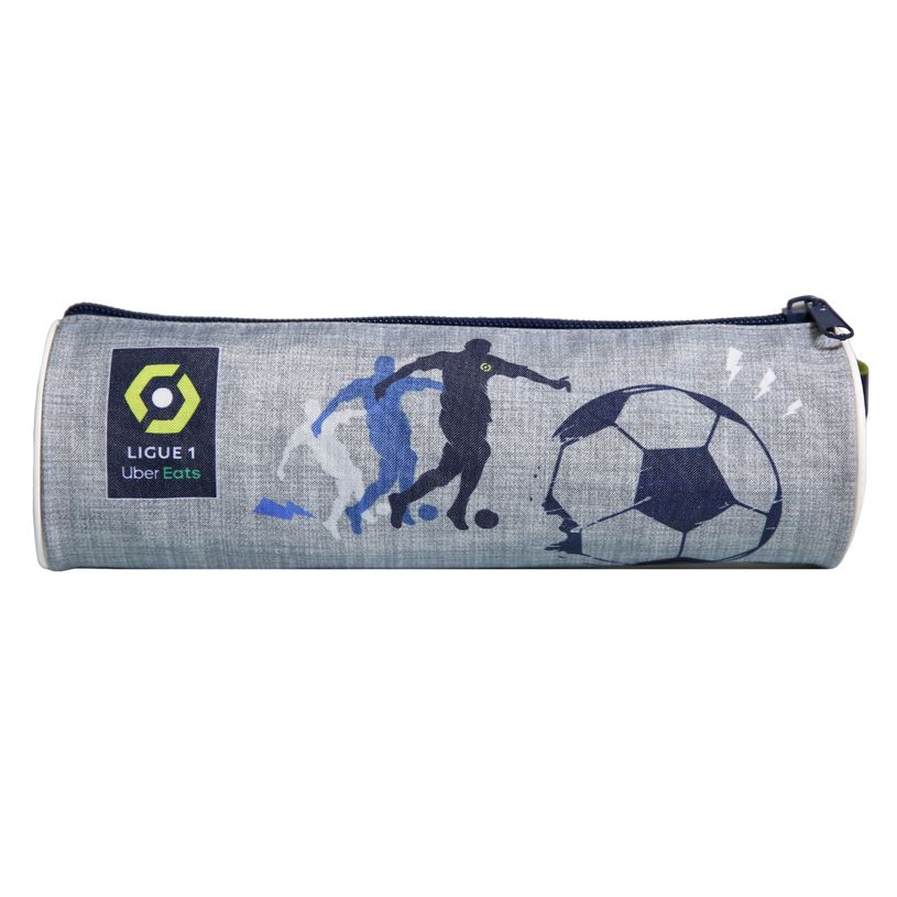 3666311006673-Trousse ronde Ligue 1 - 1 compartiment - gris - Bagtrotter-P_405114084_3-2