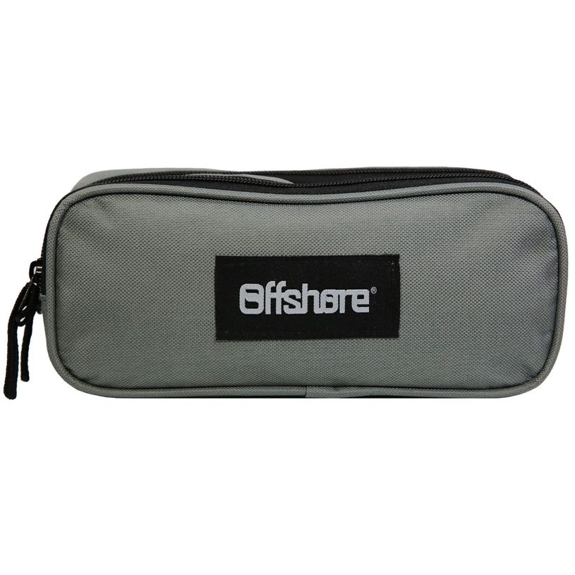 3666311000626-Offshore - Trousse scolaire - 2 compartiments - Gris - Bagtrotter-P_405114132_1-0