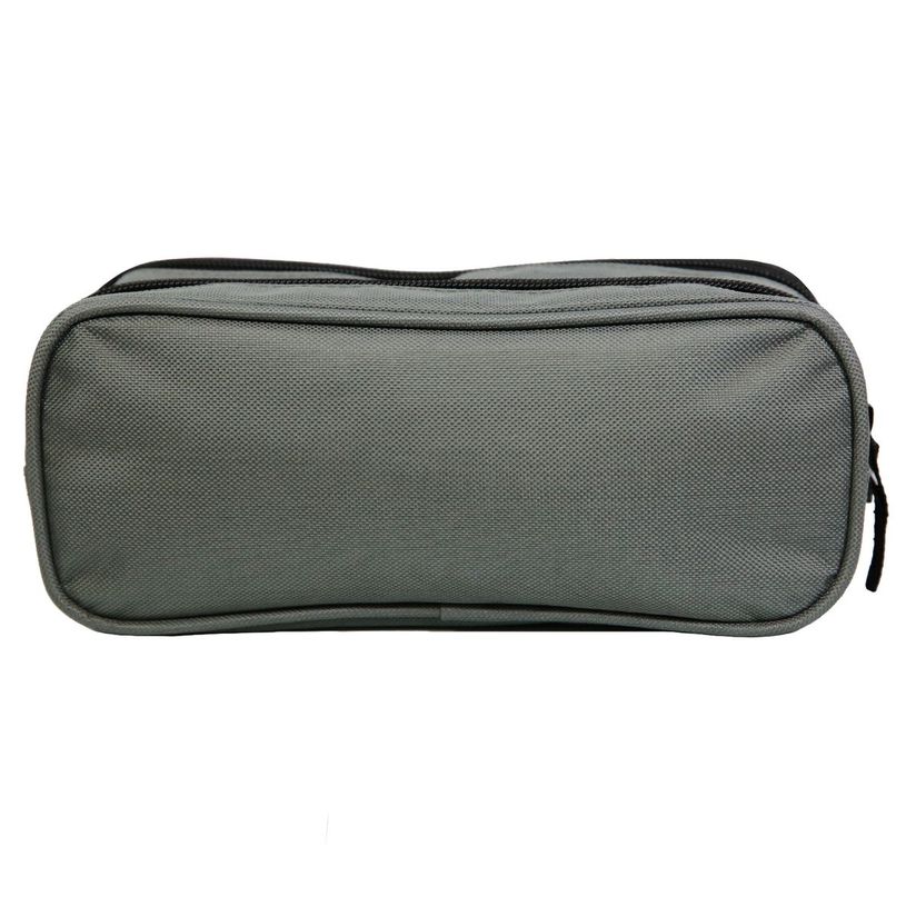 3666311000626-Offshore - Trousse scolaire - 2 compartiments - Gris - Bagtrotter-P_405114132_3-2