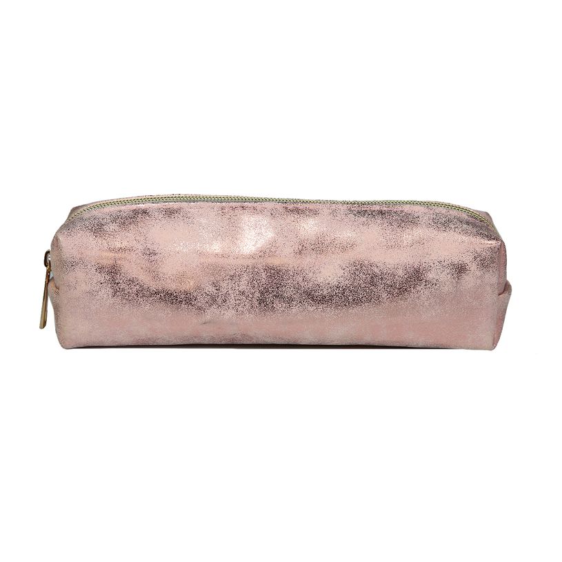 3666311000480-Trousse rectangulaire - 1 compartiment - rose doré - Bagtrotter-P_405114143_3-2