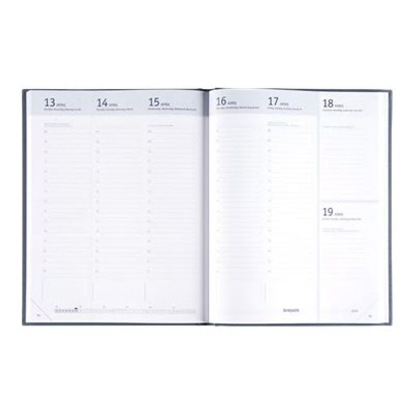 5412303376730-Agenda Veneto - 1 semaine sur 2 pages - 17 x 22 cm - 2 couleurs disponibles - Brepols-P_405114145_1-1