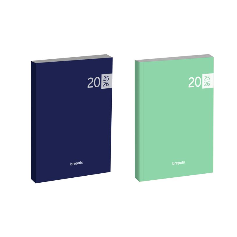 5412303376730-Agenda Veneto - 1 semaine sur 2 pages - 17 x 22 cm - 2 couleurs disponibles - Brepols-P_405114145_2-0