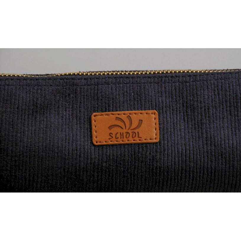 3173741246222-Trousse Velvet ronde velours - 1 compartiment - bleu marine - Carpentras-P_405114191_3-2