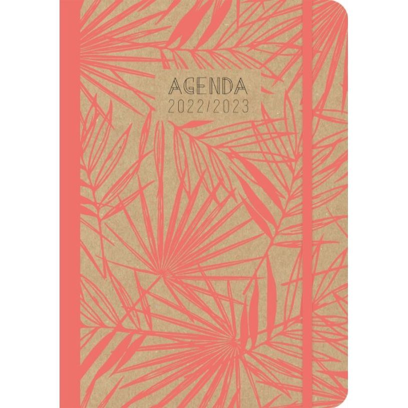 3592930019674-Agenda broché Natural Kraft corail - 1 jour par page - 12,5 x 17,5 cm - Bouchut-P_405114201_1-0