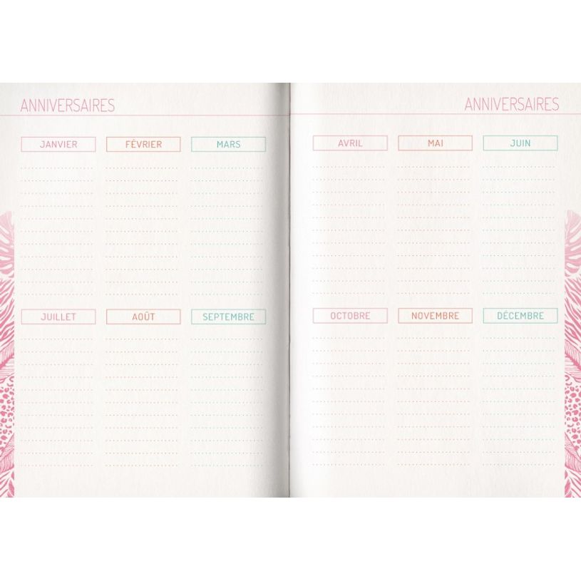 3592930019674-Agenda broché Natural Kraft corail - 1 jour par page - 12,5 x 17,5 cm - Bouchut-P_405114201_11-10