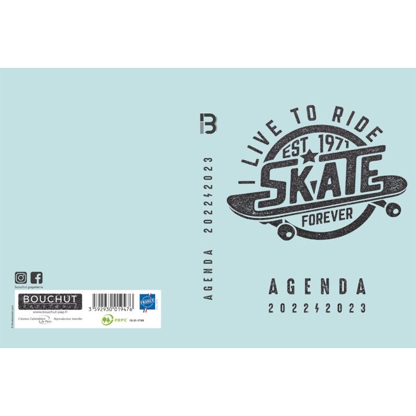 3592930019476-Agenda sport X-Treme - 1 jour par page - 12,5 x 17,5 cm - Bouchut-P_405114203_3-2