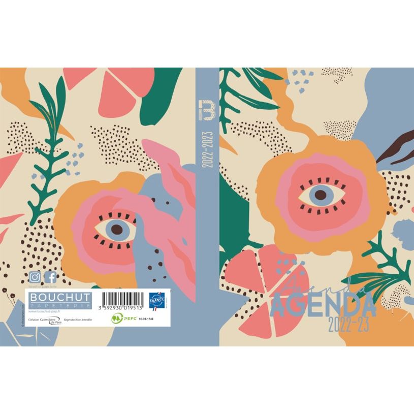 3592930019513-Agenda Girly Regard - 1 jour par page - 12,5 x 17,5 cm - Bouchut-P_405114207_3-2