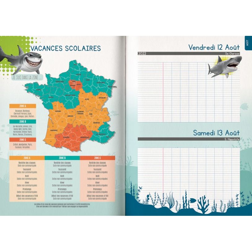 3592930019537-Agenda Shark bleu - 1 jour par page - 12,5 x 17,5 cm - Bouchut-P_405114210_10-5