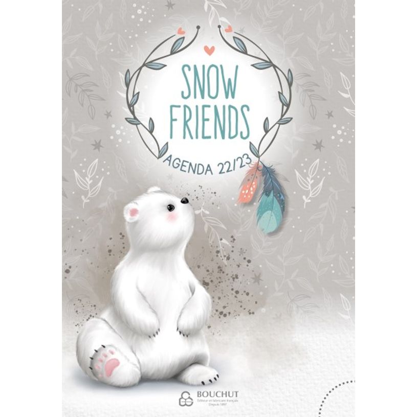 3592930019575-Agenda Snow friends Pingouin - 1 jour par page - 12,5 x 17,5 cm - Bouchut-P_405114214_4-3