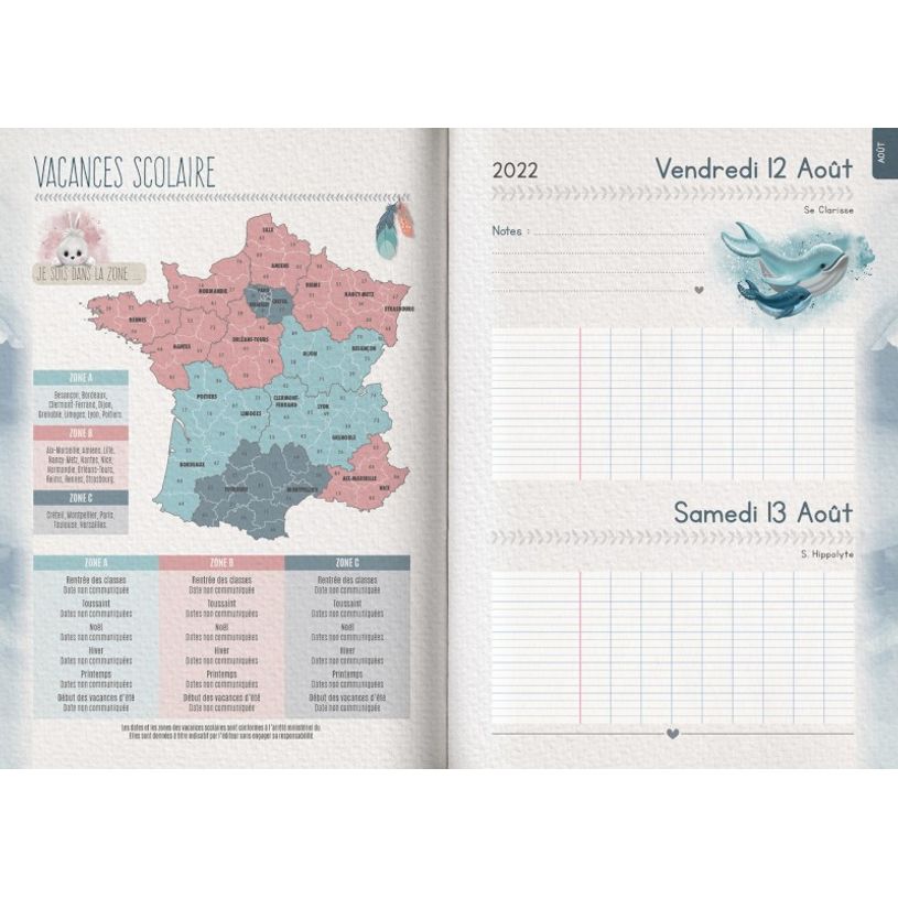 3592930019575-Agenda Snow friends Pingouin - 1 jour par page - 12,5 x 17,5 cm - Bouchut-P_405114214_8-7