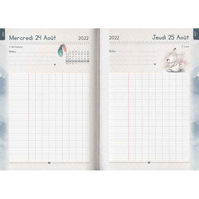 3592930019582-Agenda Snow friends Baleine - 1 jour par page - 12,5 x 17,5 cm - Bouchut-P_405114215_9-8