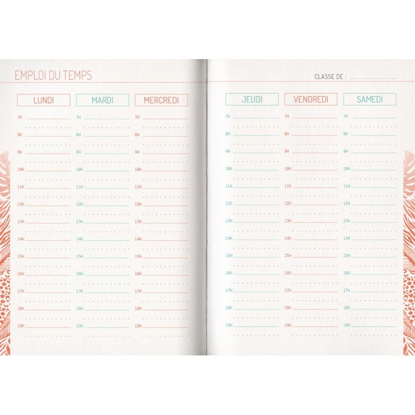 3592930019629-Agenda broché Léopard - 1 jour par page - 12 x 17 cm - Bouchut-P_405114227_4-3