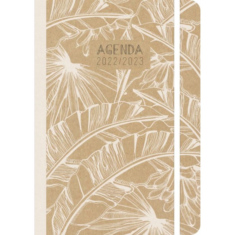 3592930019650-Agenda broché Natural Kraft blanc - 1 jour par page - 12,5 x 17,5 cm - Bouchut-P_405114229_1-0