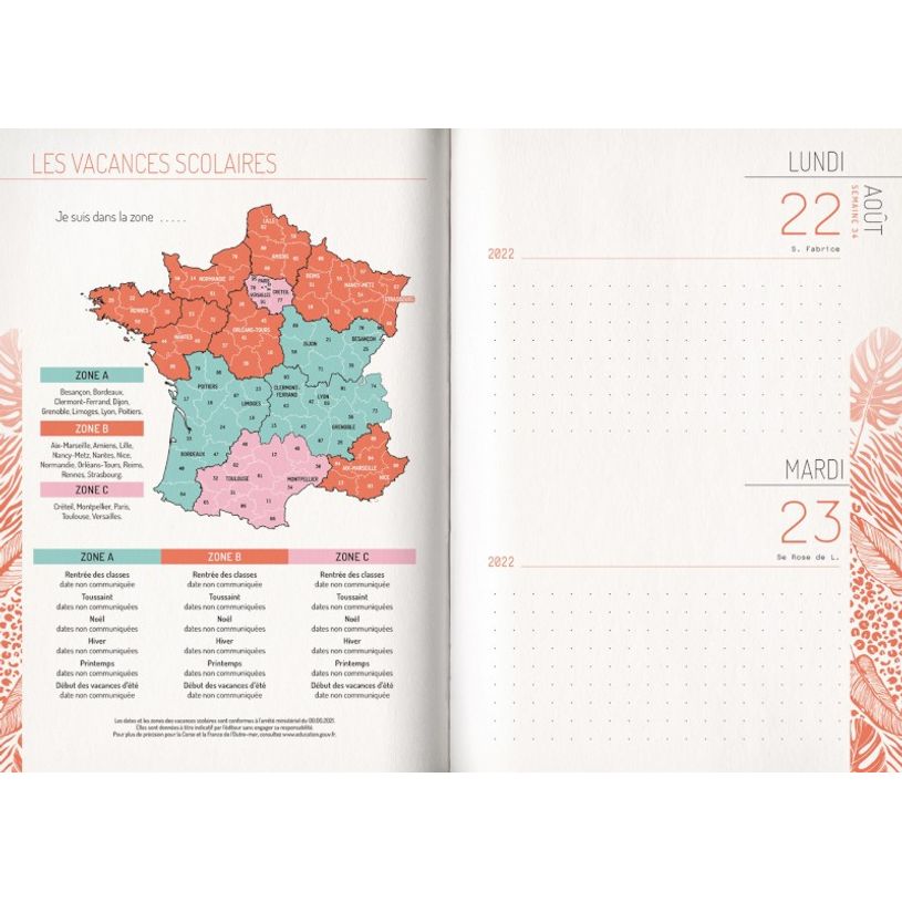 3592930019650-Agenda broché Natural Kraft blanc - 1 jour par page - 12,5 x 17,5 cm - Bouchut-P_405114229_6-5